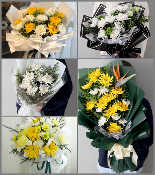贵州六盘水水城县阿戛镇高中村白事花束代送